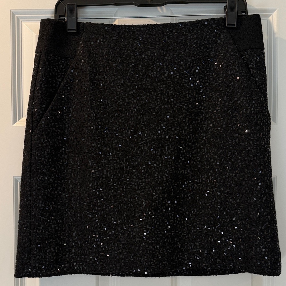Loft Sequin Shift Skirt